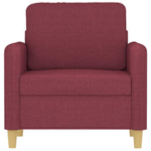 Laden Sie das Bild in den Galerie-Viewer, Poltrona Rosso Vino 60 cm in Tessuto