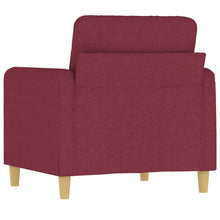Laden Sie das Bild in den Galerie-Viewer, Poltrona Rosso Vino 60 cm in Tessuto