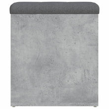 Laden Sie das Bild in den Galerie-Viewer, Pouf contenitore Grigio Cemento 42x42x45 cm in Legno Multistrato