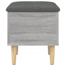 Carica l&#39;immagine nel visualizzatore di Gallery, Pouf Portaoggetti Grigio Sonoma 42x42x46 cm in Legno Multistrato