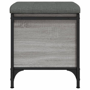 Pouf Contenitore Grigio Sonoma 42x42x45 cm Legno Multistrato