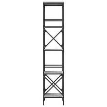Indlæs billede til gallerivisning Libreria 5 Ripiani Grigio Sonoma 59x35x171 cm Legno Multistrato