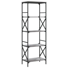 Indlæs billede til gallerivisning Libreria 5 Ripiani Grigio Sonoma 59x35x171 cm Legno Multistrato
