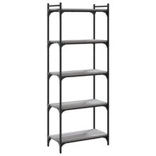 Indlæs billede til gallerivisning Libreria 5 Ripiani Grigio Sonoma 60x30x154cm Legno Multistrato