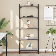 Indlæs billede til gallerivisning Libreria 5 Ripiani Grigio Sonoma 60x30x154cm Legno Multistrato