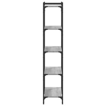 Indlæs billede til gallerivisning Libreria 5 Ripiani Grigio Sonoma 80x30x154cm Legno Multistrato
