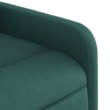 Charger l&#39;image dans la galerie, Poltrona Elettrica Reclinabile Verde Scuro in Tessuto