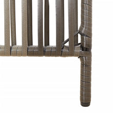 Load image into Gallery viewer, Separè per Ambienti a 5 Pannelli Grigio in Polyrattan