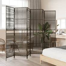 Carica l&#39;immagine nel visualizzatore di Gallery, Separè per Ambienti a 6 Pannelli Marrone in Polyrattan