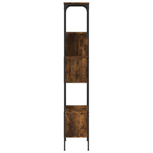 Indlæs billede til gallerivisning Libreria 5 Ripiani Rovere Fumo 76x33x188,5 cm Legno Multistrato