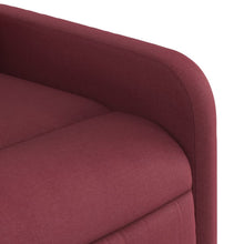Load image into Gallery viewer, Poltrona Reclinabile in Tessuto Rosso Vino