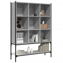 Indlæs billede til gallerivisning Libreria Grigio Sonoma 102x30x141,5 cm in Legno Multistrato