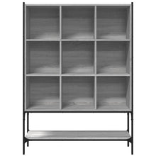 Indlæs billede til gallerivisning Libreria Grigio Sonoma 102x30x141,5 cm in Legno Multistrato